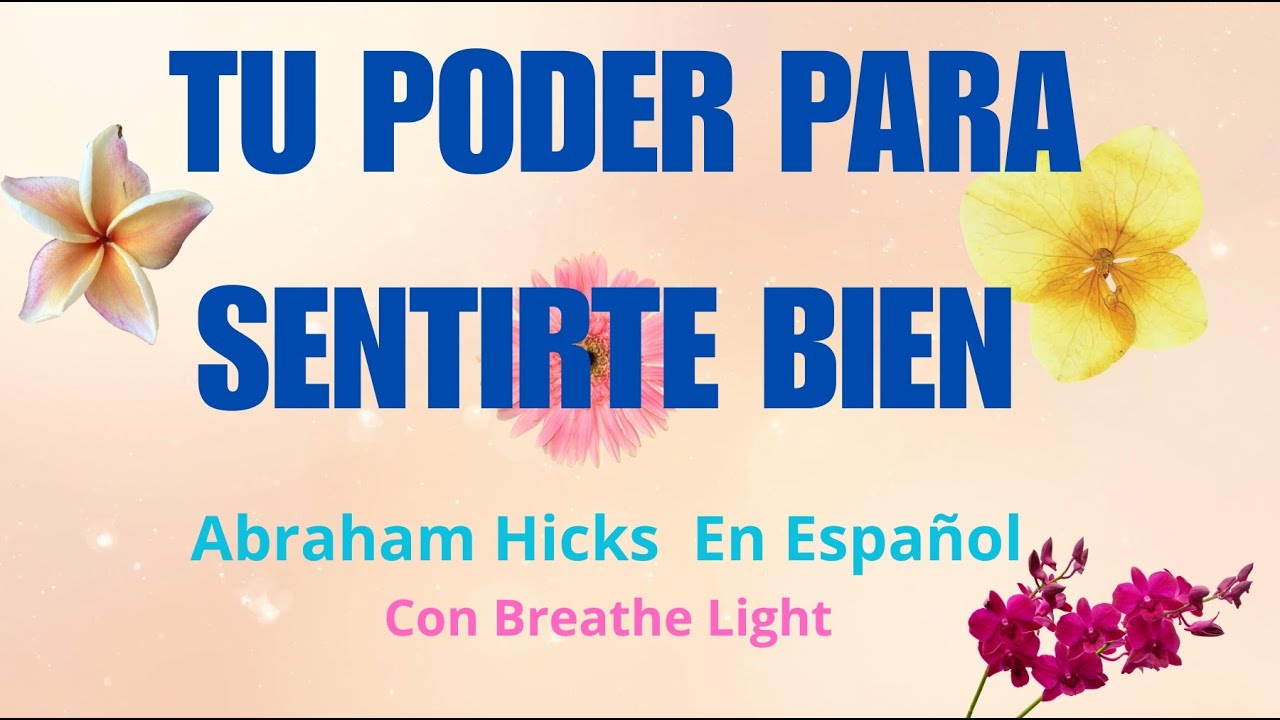 YouTube post by @BreatheLight for Unsplash. Caption reads: Your Power to Feel Better - Abraham Hicks in....