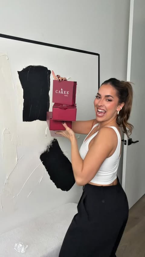 Instagram post by @alisharevel for CAKES Body. Caption reads: [...] in. Yall KNOWWW I love these!! And now....
