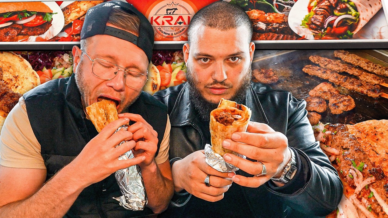YouTube post by @AbuGoku9999 for Uber Eats. Caption reads: BESSER ALS KEBAPLAND?.