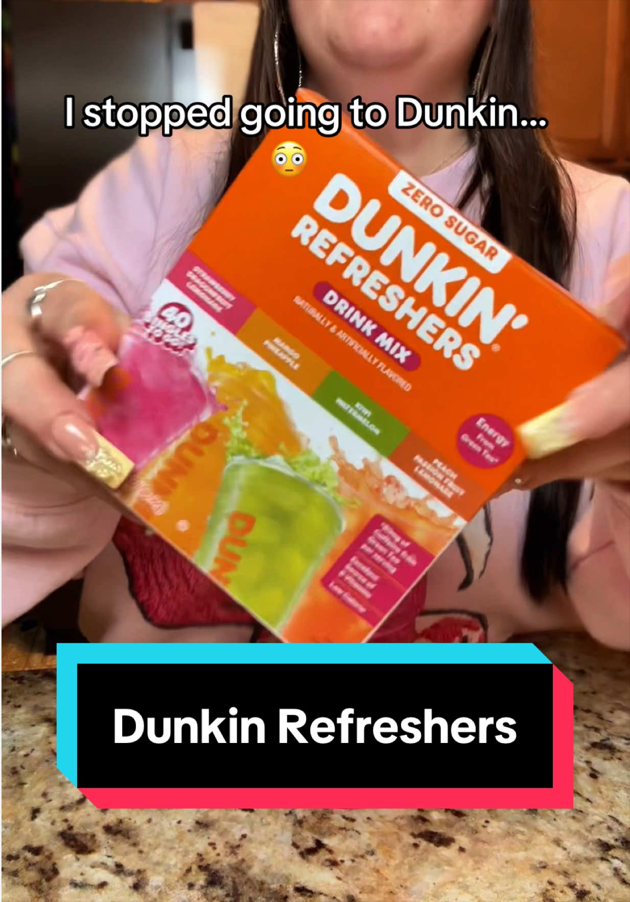TikTok post by @cindy_hios for Singles To Go. Caption reads: [...] convenient caffeine drinks moms @Singles To....