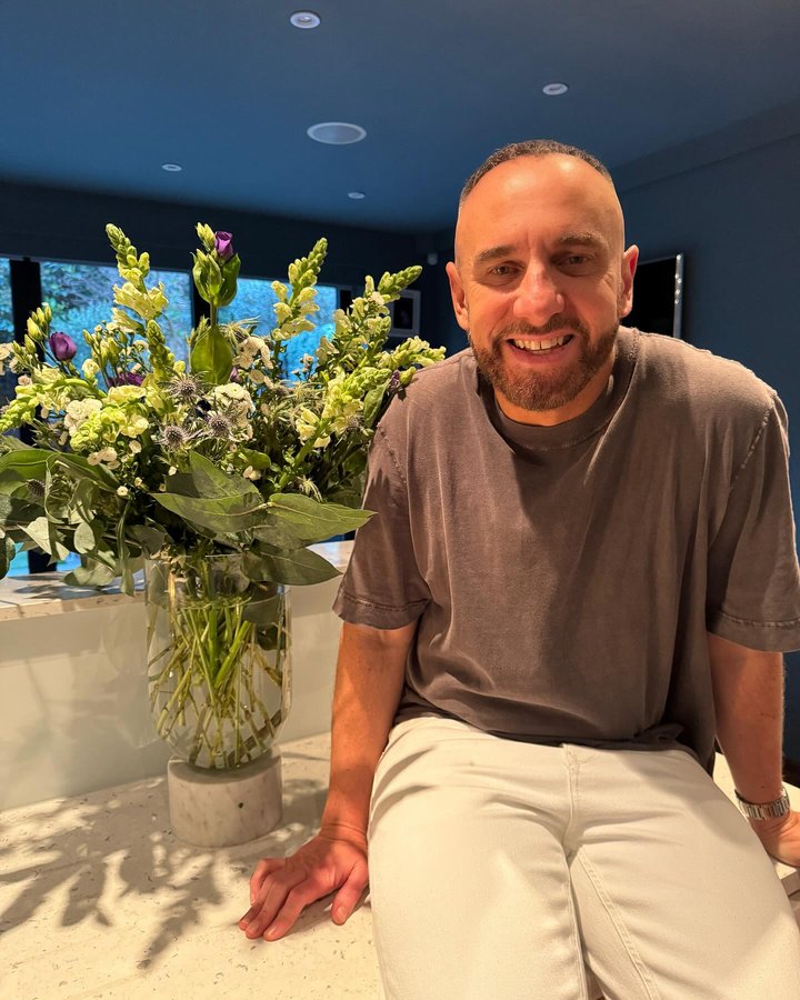 Instagram post by @markheyesstylist for Arena Flowers. Caption reads: You know we love flowers in the house 🥰 and when....