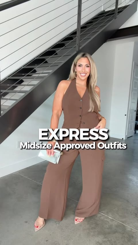 Instagram post by @stylemechristine2 for EXPRESS. Caption reads: Express deserves a round of applause for this....
