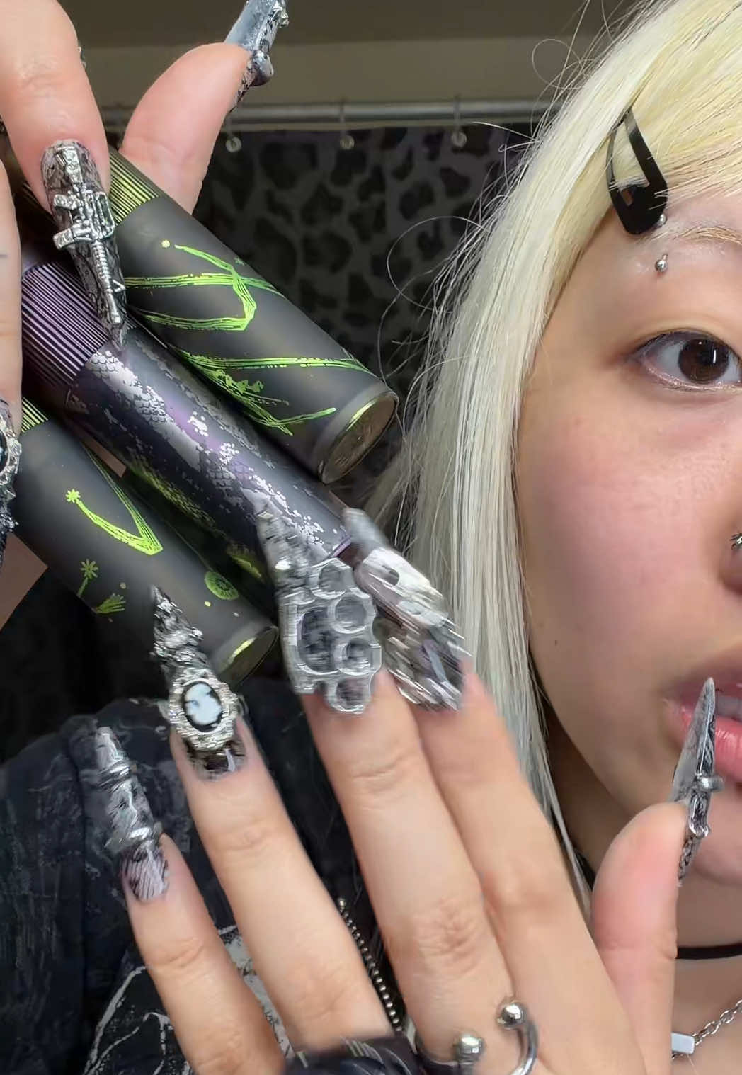TikTok post by @cutk4t for Girlcult. Caption reads: shades S09, S01, s07 in order! @Girlcult .....