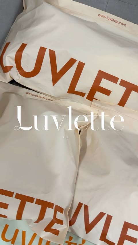 Instagram post by @heyitshiroko for LUVLETTE. Caption reads: [...] to know. 🤭🤍 I actually discovered LUVLETTE....