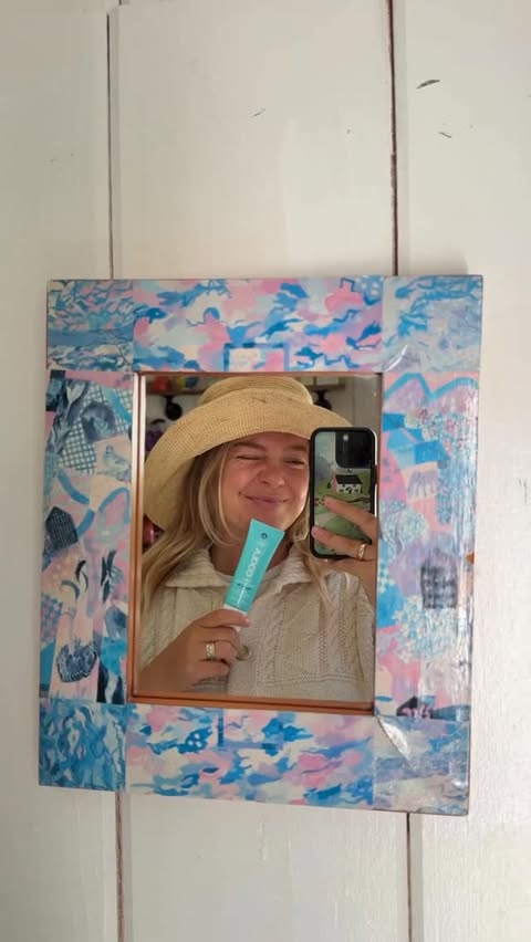 Instagram post by @ellamiller for COOLA. Caption reads: a day at home well spent 🌼🍅🫛 @coola....