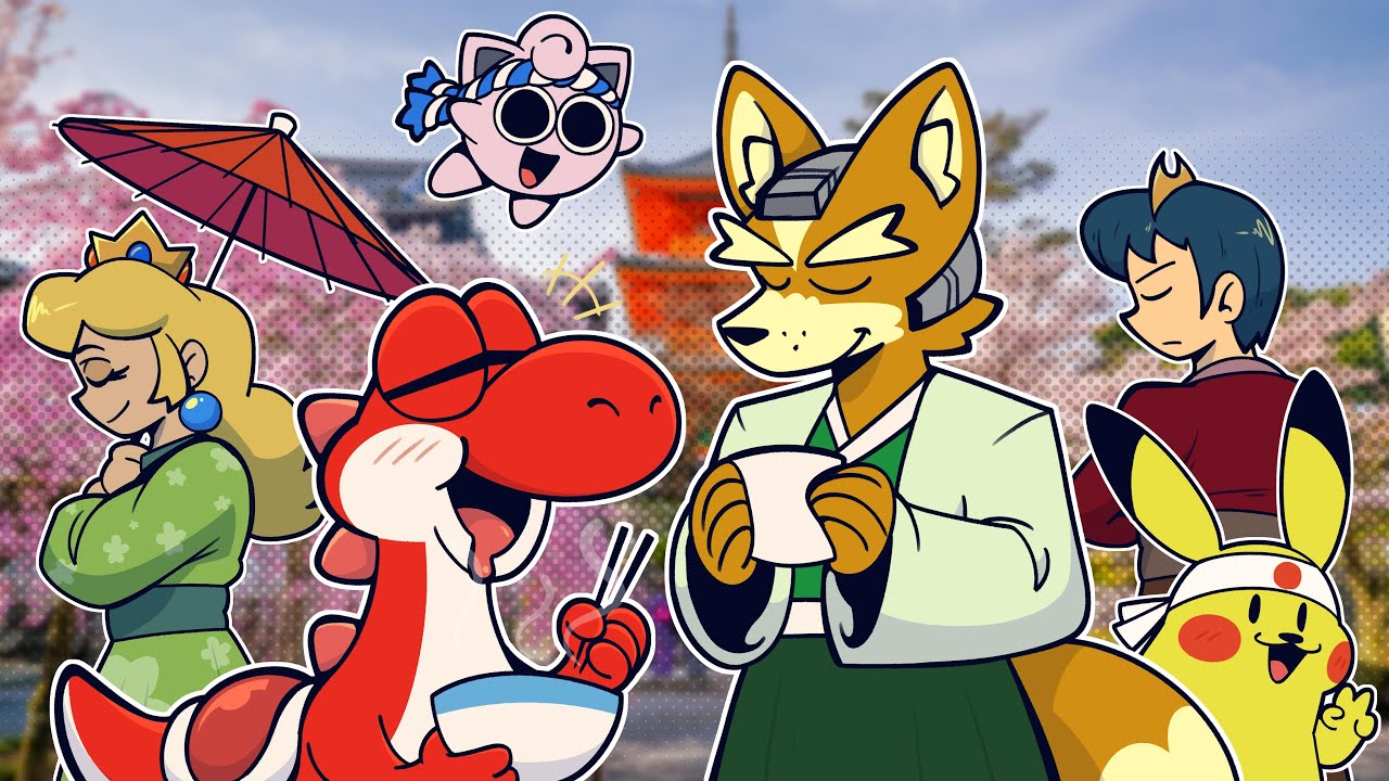 YouTube post by @turndownforwalt for Musicbed. Caption reads: Japan's First Melee Major in 20 YEARS (and it’s....