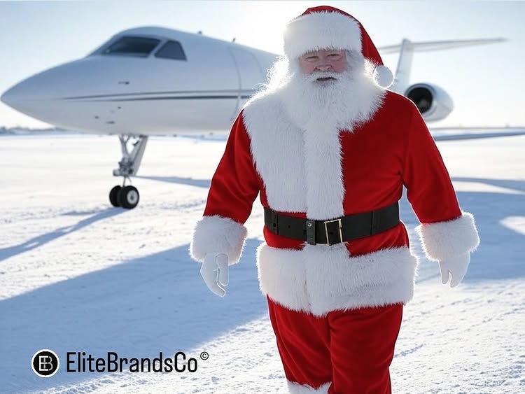 Instagram post by @elitebrandsco.nyc for Travel + Leisure. Caption reads: Journey to the North Pole with #EliteBrandsCo 👀....