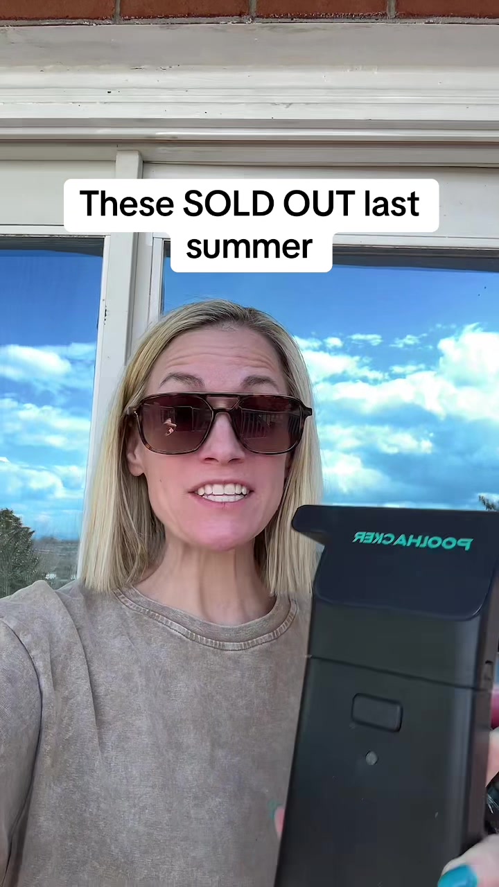 TikTok post by @lorieandgizmo for Poolhacker. Caption reads: [...] last year… they’re finally back 👀....