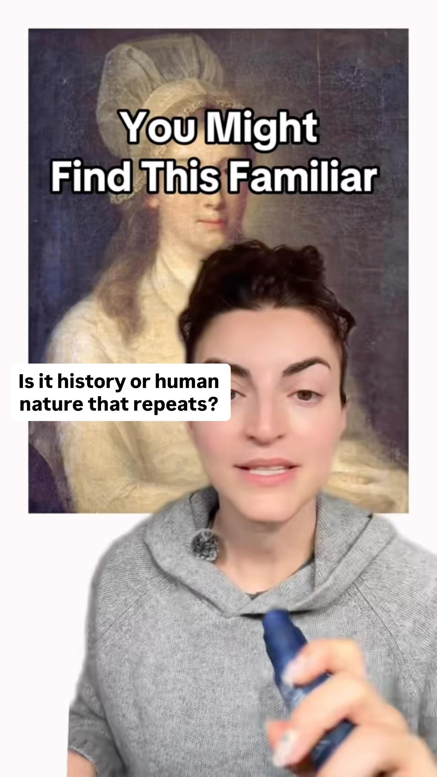 Instagram post by @charlotteparler for Dieuxskin. Caption reads: Just some history I’ve been thinking....