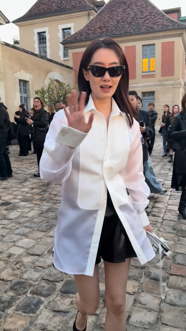 Instagram post by @tianweizhang for Balenciaga. Caption reads: #zhangxiaofei at @balenciaga.