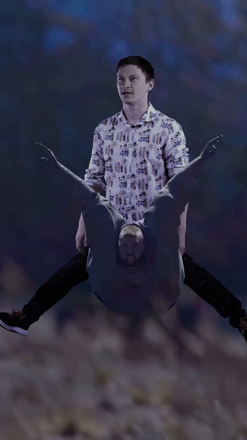 Instagram post by @martin_mikyska for Vodafone CZ. Caption reads: Kluci mají celkem štěstí, že video Princ a....