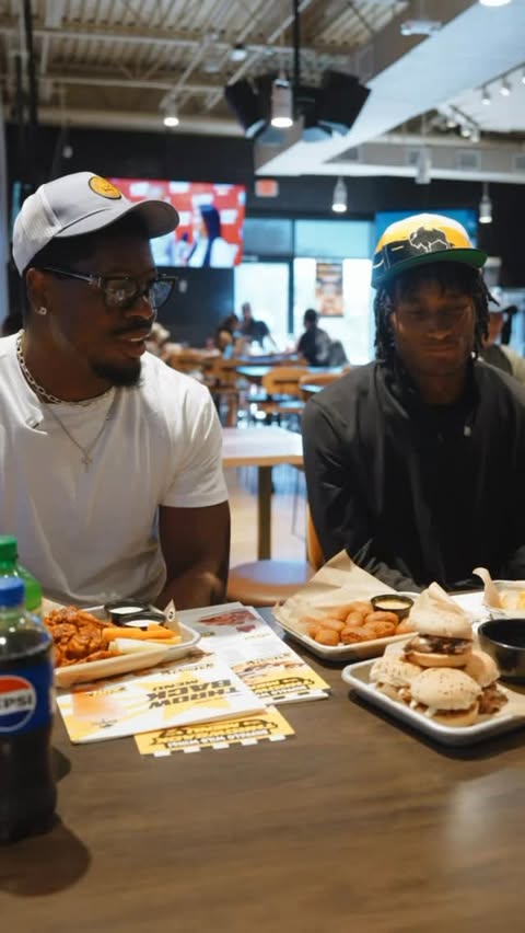 Instagram post by @ant.saka for Buffalo Wild Wings. Caption reads: Buffalo Wild Wings brought back all the favorites....