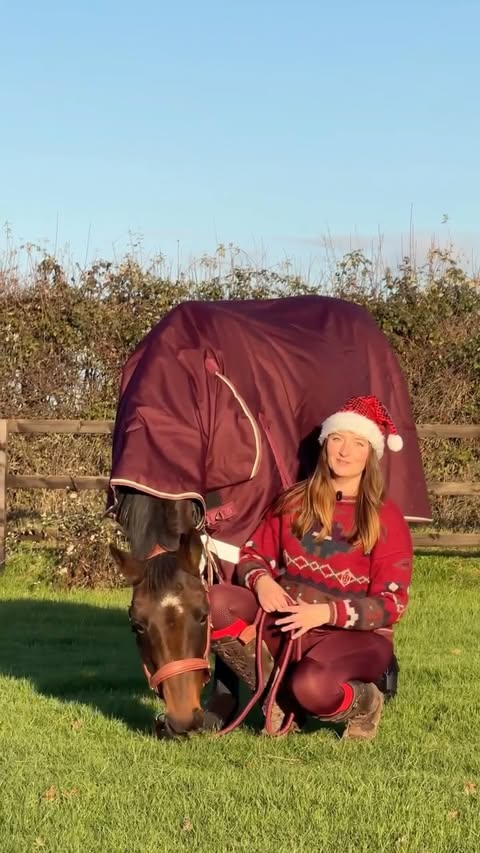 Instagram post by @the_honest_equestrian for Shires Equestrian. Caption reads: 🎄 It’s Day 5 of the Shires Equestrian Christmas....