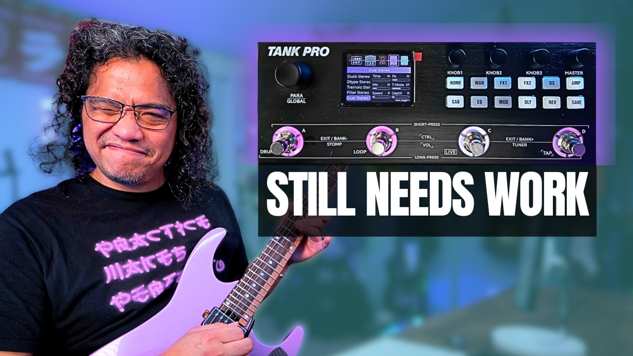 YouTube post by @OfficialPerfectoDeCastro for Thomann. Caption reads: [...] PAGE: 🛒 GUITAR CENTER DEALS: 🛒 THOMANN HOT....