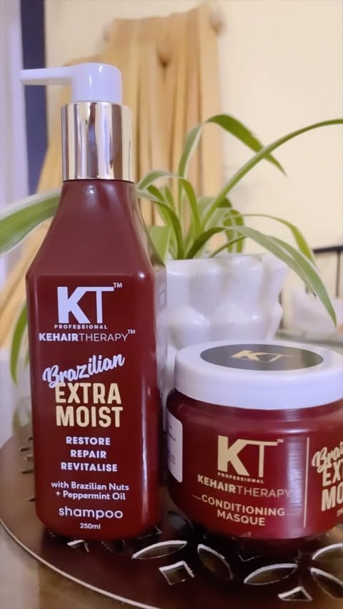 Instagram post by @deepika1612sehgal for KT Professional. Caption reads: [...] glam with the luxurious touch of KT....