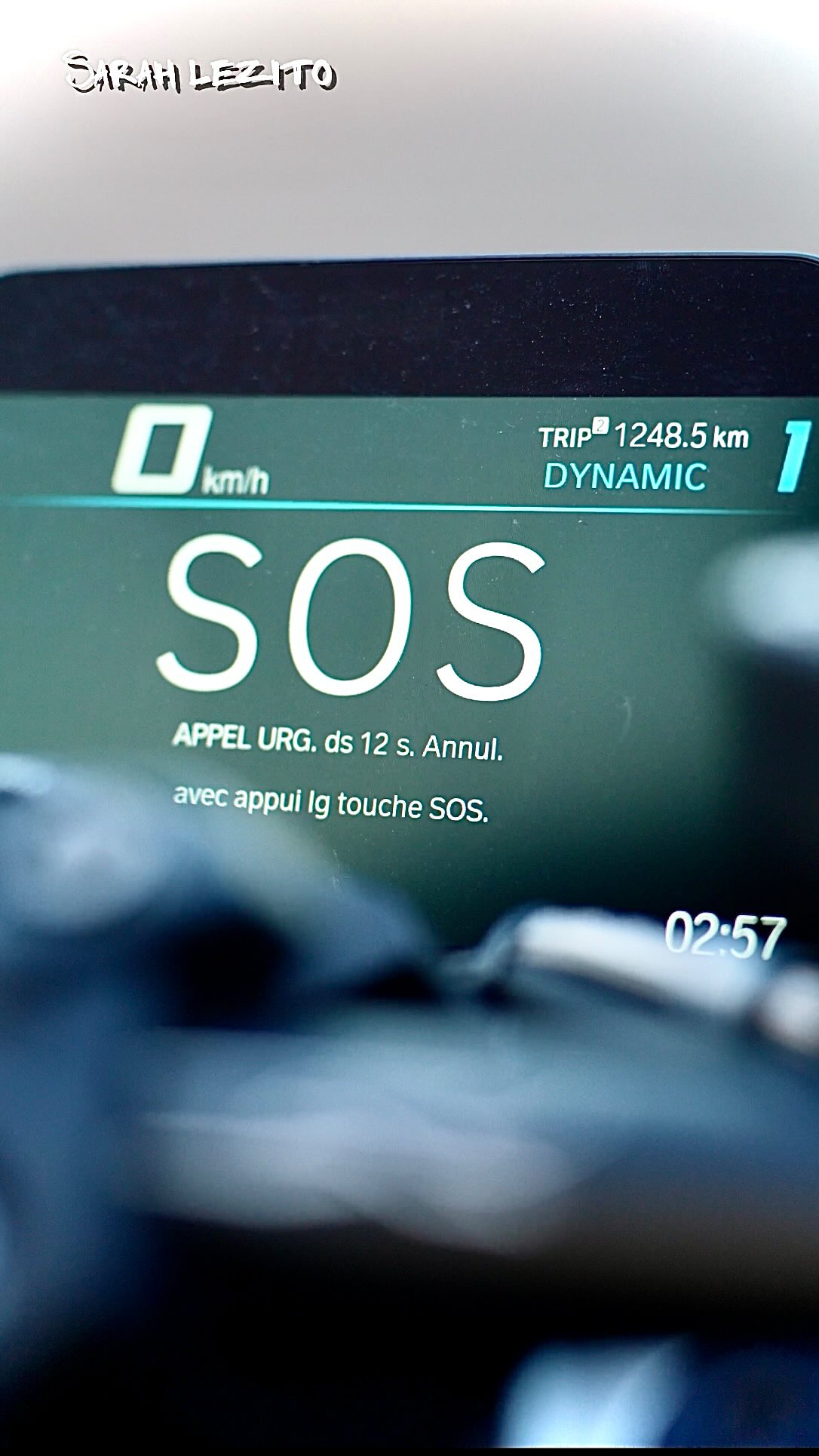 Instagram post by @sarahlezito for BMW Motorrad. Caption reads: This bike clearly doesn’t trust me… Freaks out at....