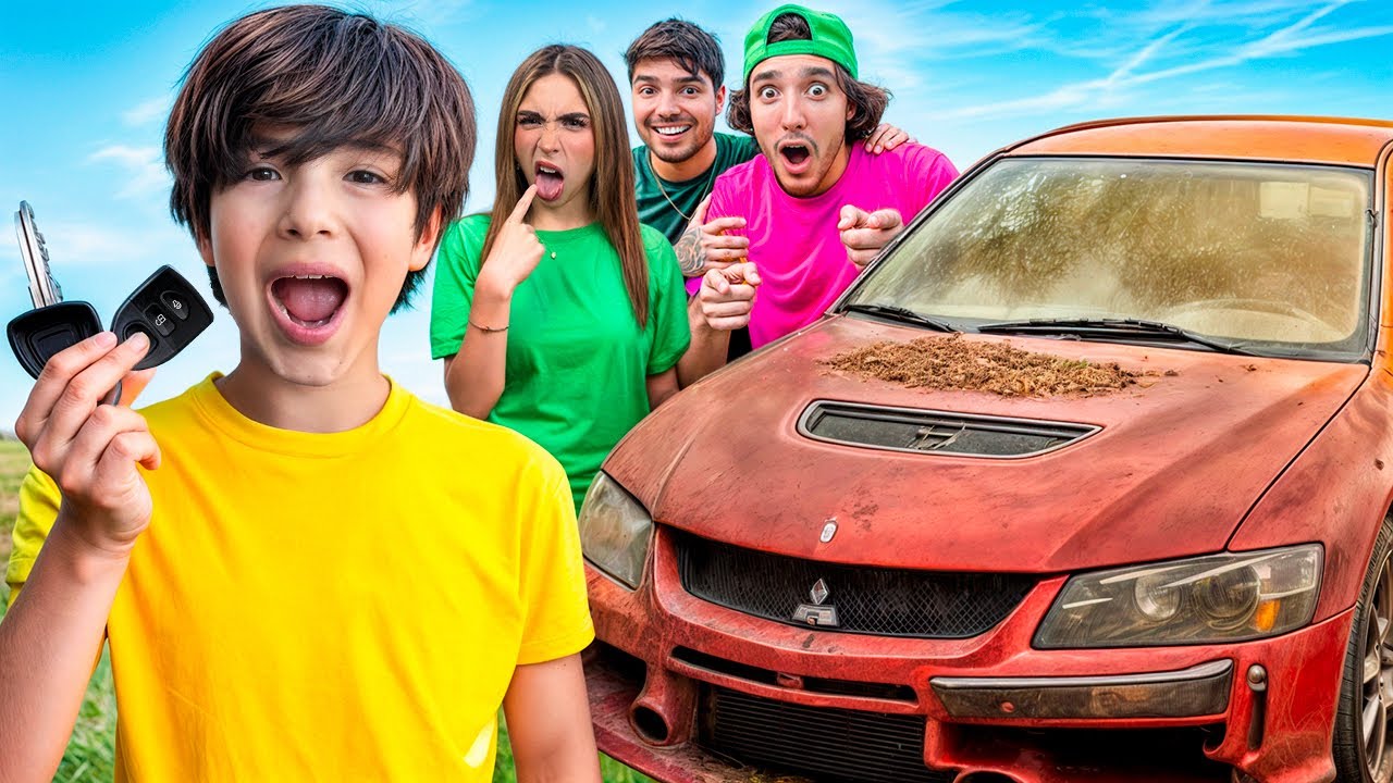 YouTube post by @FacuAventurero for Audi. Caption reads: [...] We love you, YouTube friends! 🫶🏻❤️‍🩹....