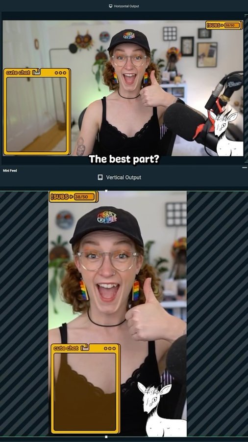 Instagram post by @ashleyroboto for Streamlabs. Caption reads: Wanna stream to more than one destination? Wanna....