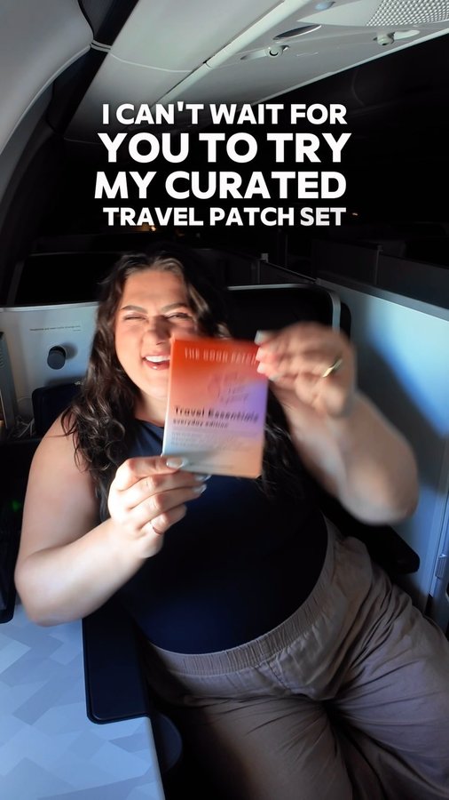 Instagram post by @janelleonajet for The Good Patch. Caption reads: ✈️ Introducing my exclusive collaboration with....