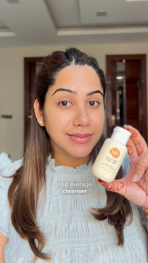 Instagram post by @_vanshikadawar_ for Vilvah. Caption reads: [...] a good cleanse. ✨ I’ve been using the....