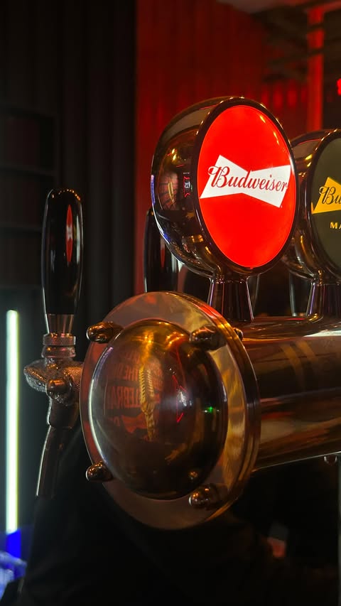 Instagram post by @saranyaloona for Budweiser. Caption reads: Rolling Loud x Budweiser was absolutely electric ....