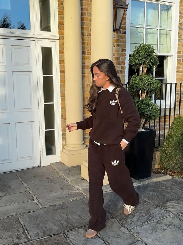 Instagram post by @styledbyldx for JD Sports. Caption reads: comfy chic. @adidasoriginals @jdwomen @jdsports AD....