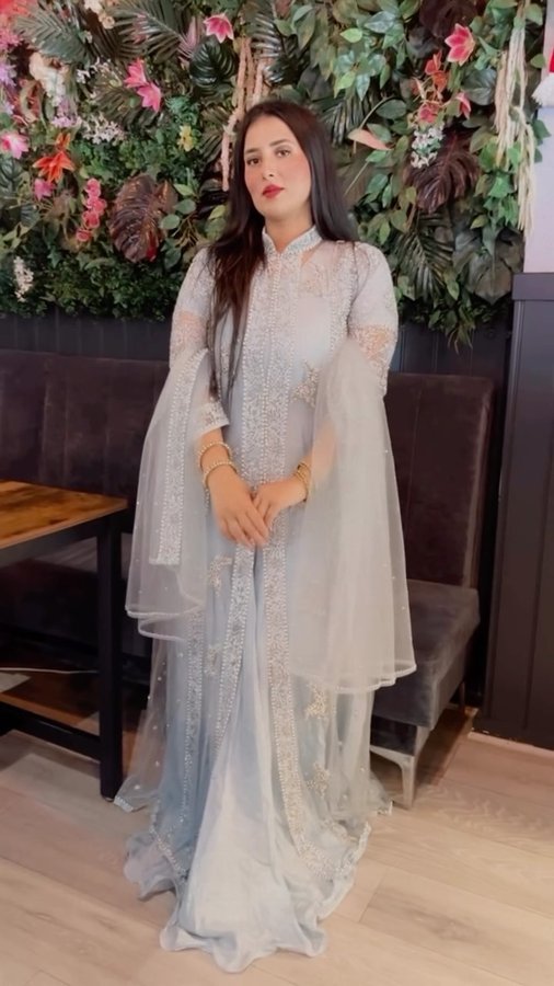 Instagram post by @pakistani_beautiess for Shiffonz. Caption reads: Hello Everyone🥰 ✨As You all know Shiffonz, a....
