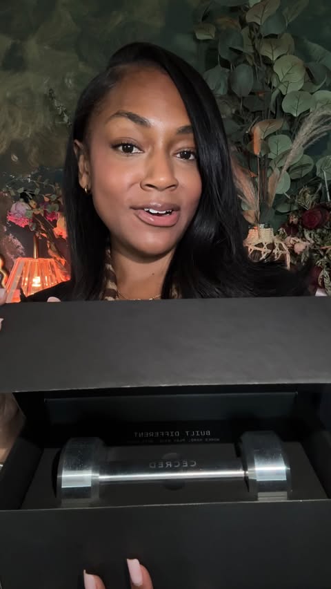 Instagram post by @thiswomantyler for CÉCRED. Caption reads: First my edges, now my lashes & brows?! @cecred....