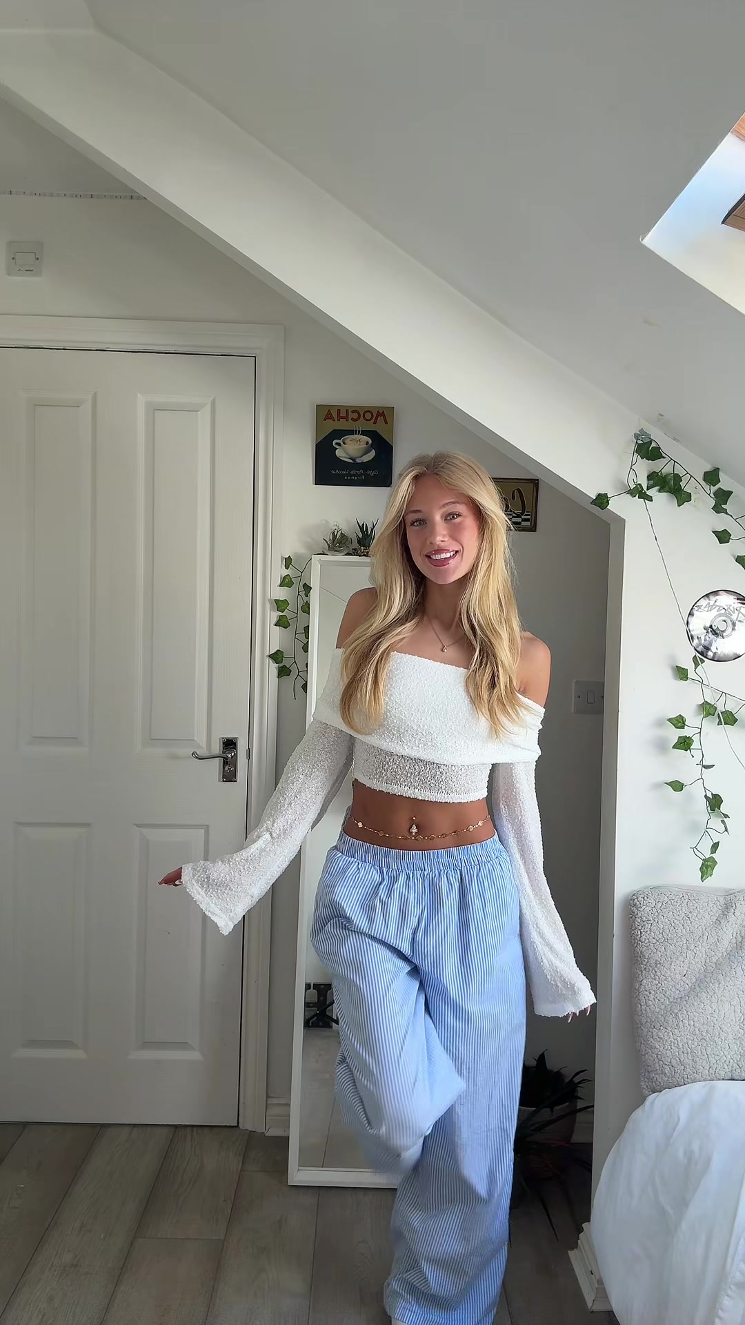 TikTok post by @hope.elliott_ for White Fox Boutique. Caption reads: ootd from @White Fox Boutique  prep your carts for....