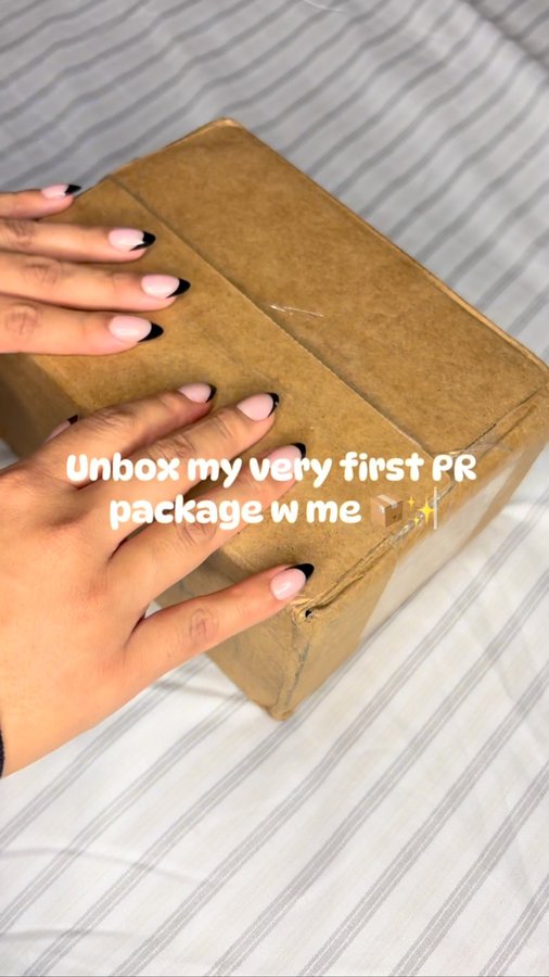 Instagram post by @edith_boo for Tubby Todd. Caption reads: Received my very FIRST ever PR package from Tubby....