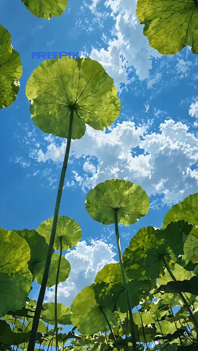 Instagram post by @skysparxx for Freepik. Caption reads: [...] sky. ☁️🌿✨ . . . . Created using @freepik .....
