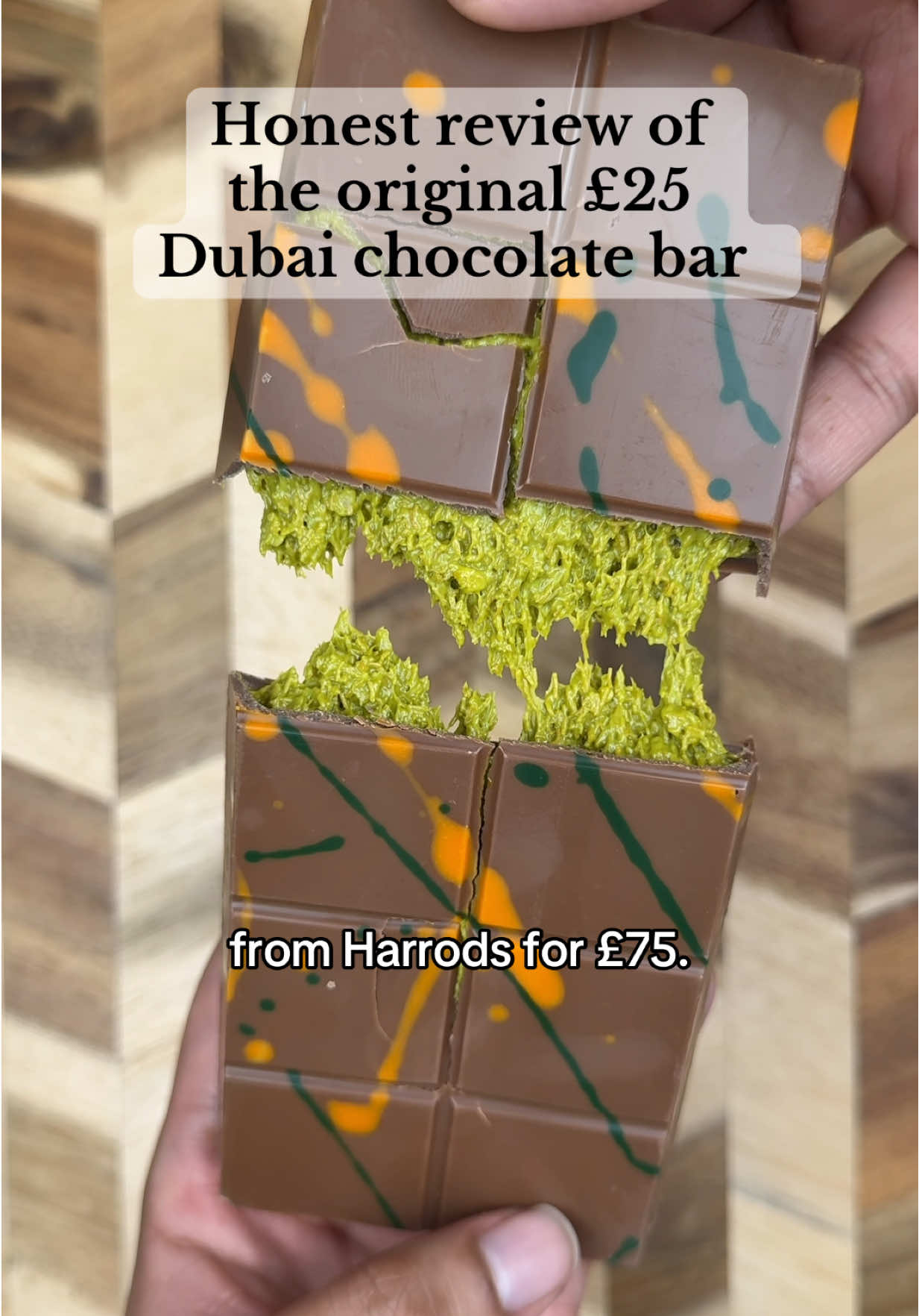 TikTok post by @cafecouffee for Harrods. Caption reads: Replying to @Harrods Honest review of the real....