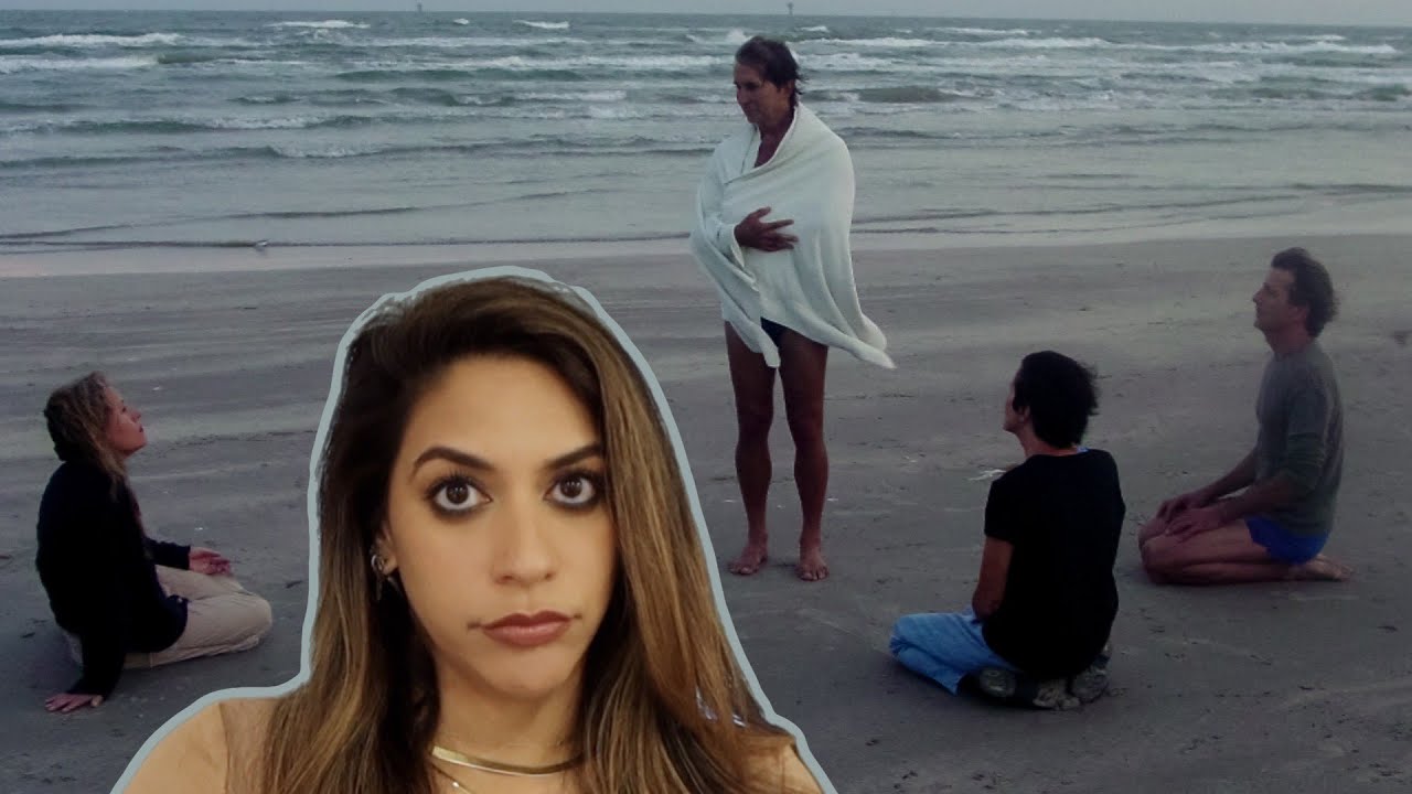 YouTube post by @NoorJasmine for Esquire. Caption reads: The weird world of the Buddafield cult.