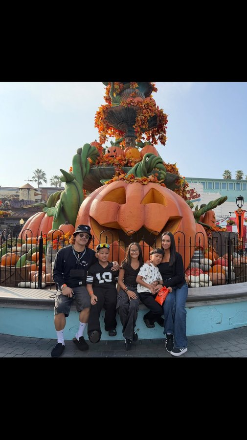 Instagram post by @rainaelegado for Visit Anaheim. Caption reads: [...] treats we had to try 👻🎢 Thanks to....