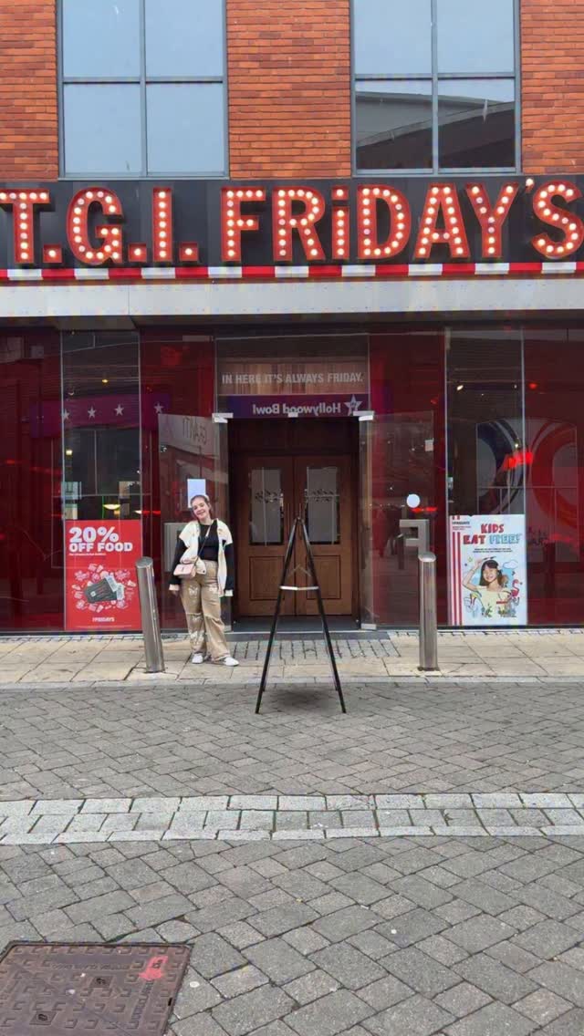 Instagram post by @pink_rose_home for TGI Fridays. Caption reads: [...] like this!?

An amazing meal out ....