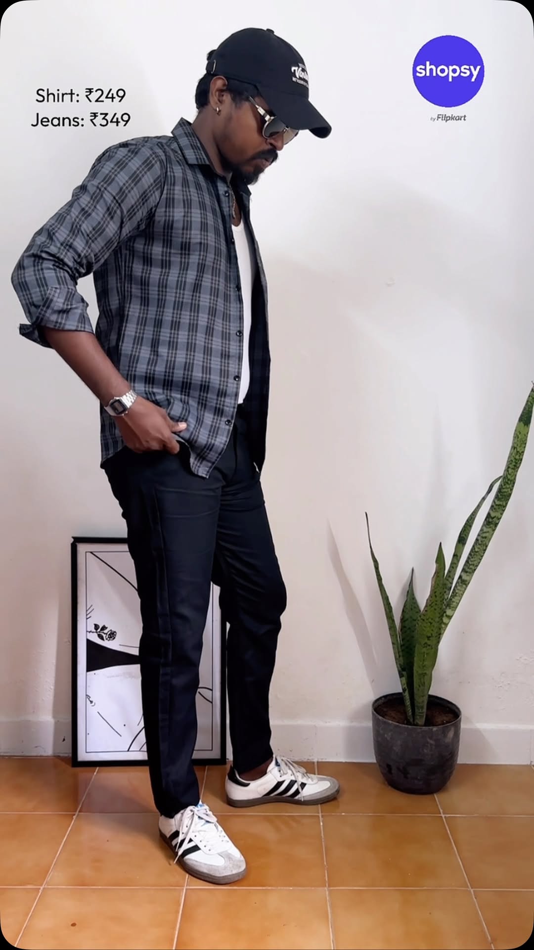 Instagram post by @theegooaat for Shopsy. Caption reads: 👉🏻Follow and Comment link🫶🏻 4 Trendy Looks to....