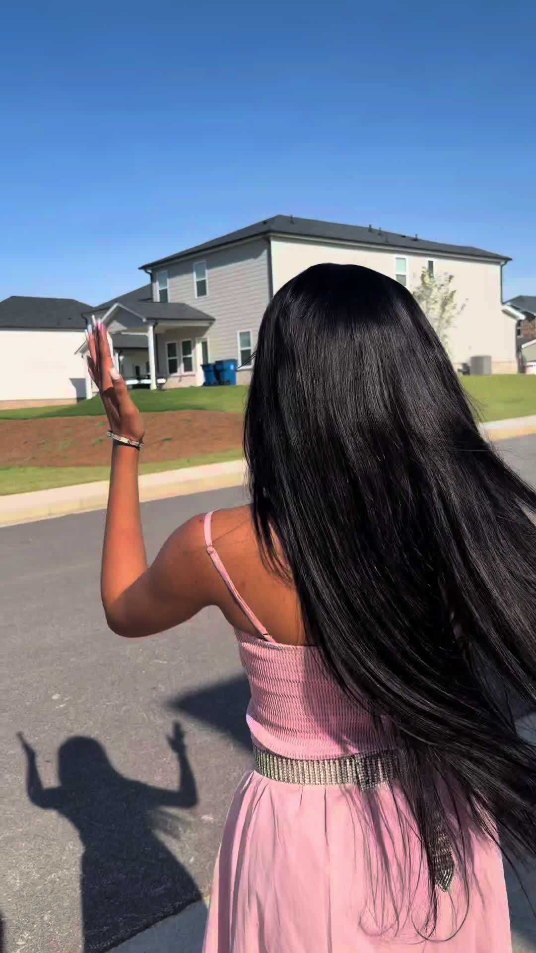 TikTok post by @jadiaaaaaaaaaaaaaa for Cheetah Beauty Hair Shop. Caption reads: [...] obsessed with 😍 with @Cheetah Beauty Hair....