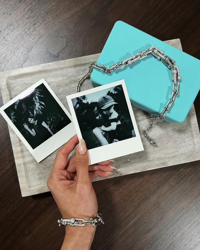 Instagram post by @kelseymerritt for Tiffany & Co.. Caption reads: My mom is the woman who shaped me into who I am....
