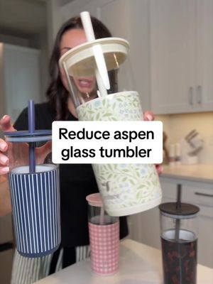 TikTok post by @peach.sleep for Reduce. Caption reads: Bye bye plastic 🎀 @Reduce nailed these new....