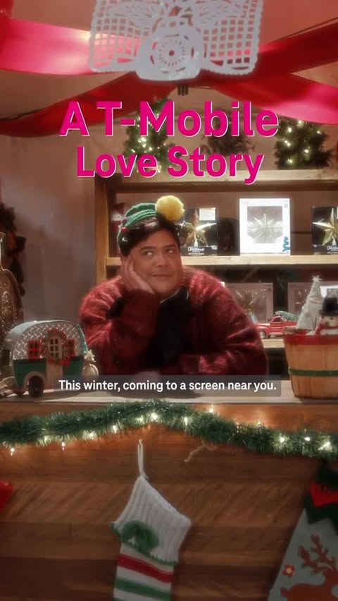 Instagram post by @harveyguillen for T-Mobile. Caption reads: [...] appears when you least expect it 🩷…....