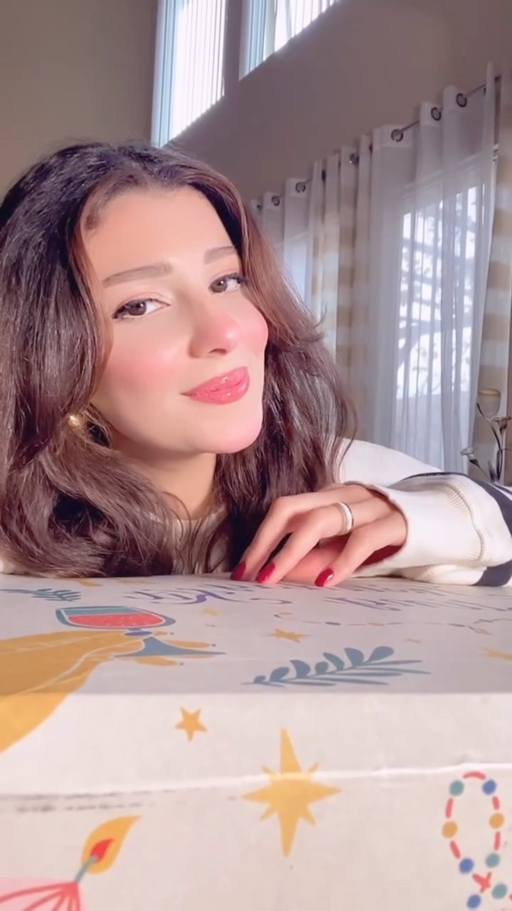 Instagram post by @mirette.elgammal for InfluenceHer Collective. Caption reads: [...] 
#ihcholidayhostingkit....