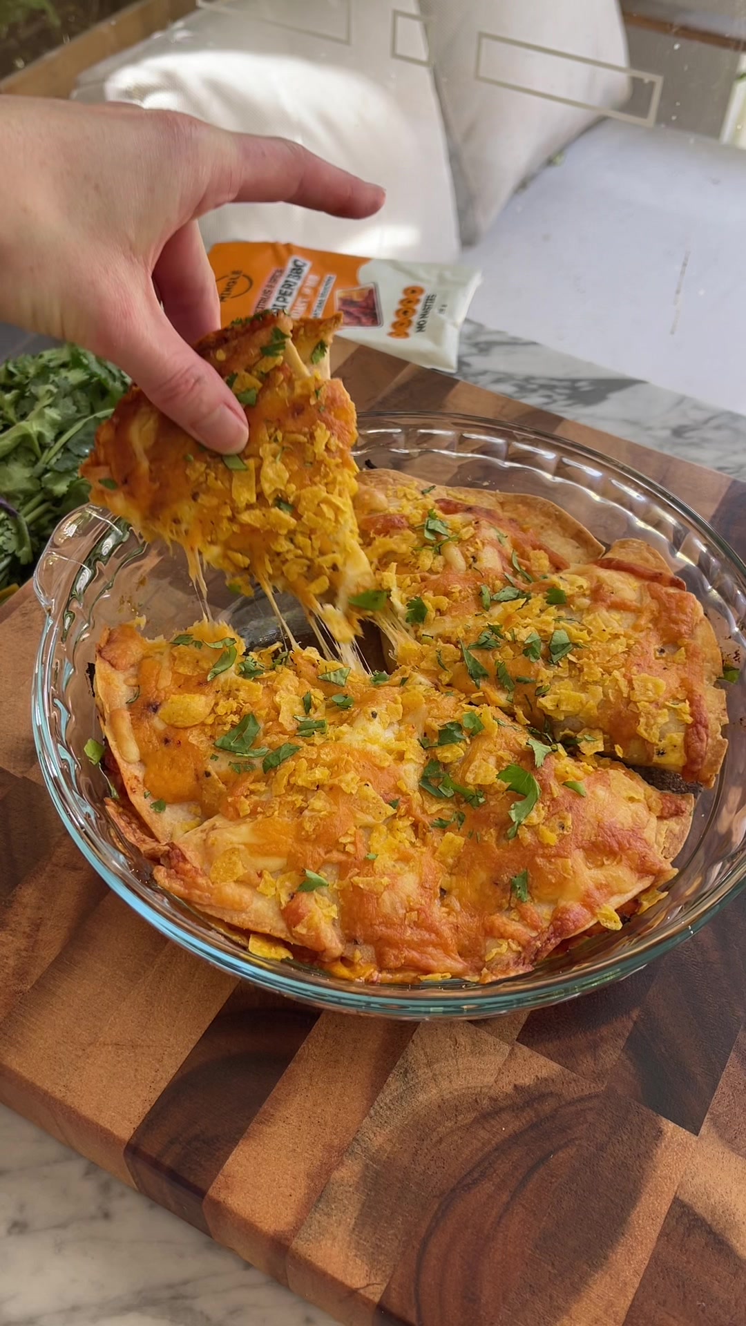 TikTok post by @bites.by.angie for Mingle Seasoning. Caption reads: [...] 2 chicken breasts 1/2 packet @Mingle....