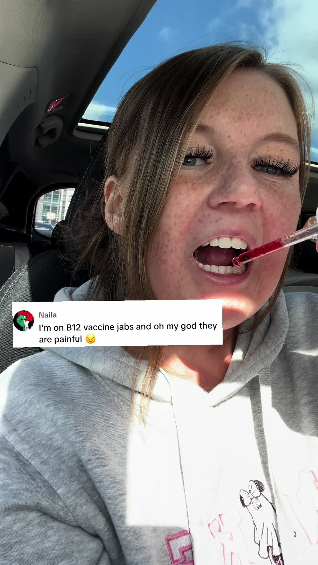 TikTok post by @wilkinsonsrunningwild for Vivo Life. Caption reads: Liquid > Injection anyday! These really are....