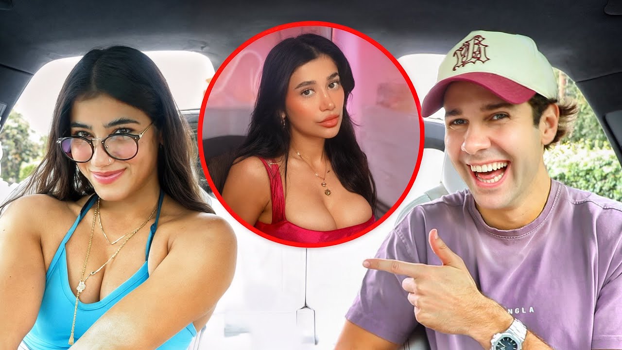 YouTube post by @DavidDobrik for Gopuff. Caption reads: MY FIRST DATE!!.