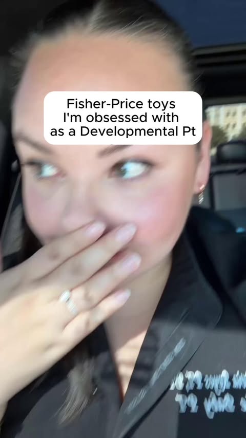 Instagram post by @dr.oliviaofficial for Fisher-Price. Caption reads: ✅ Comment LINK and I’ll send you my full list of....