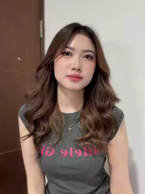 TikTok post by @fluffyaa_ for KAILAID. Caption reads: [...] tanpa perlu edit foto lagi 💜 @KAILAID.