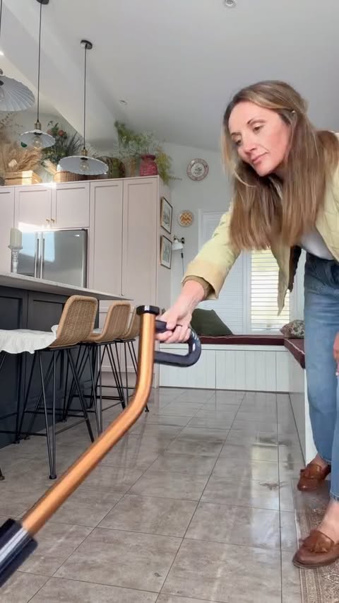 Instagram post by @livedandlayered for Dyson. Caption reads: [...] have to be a whole ordeal 🧼✨ #ad |....