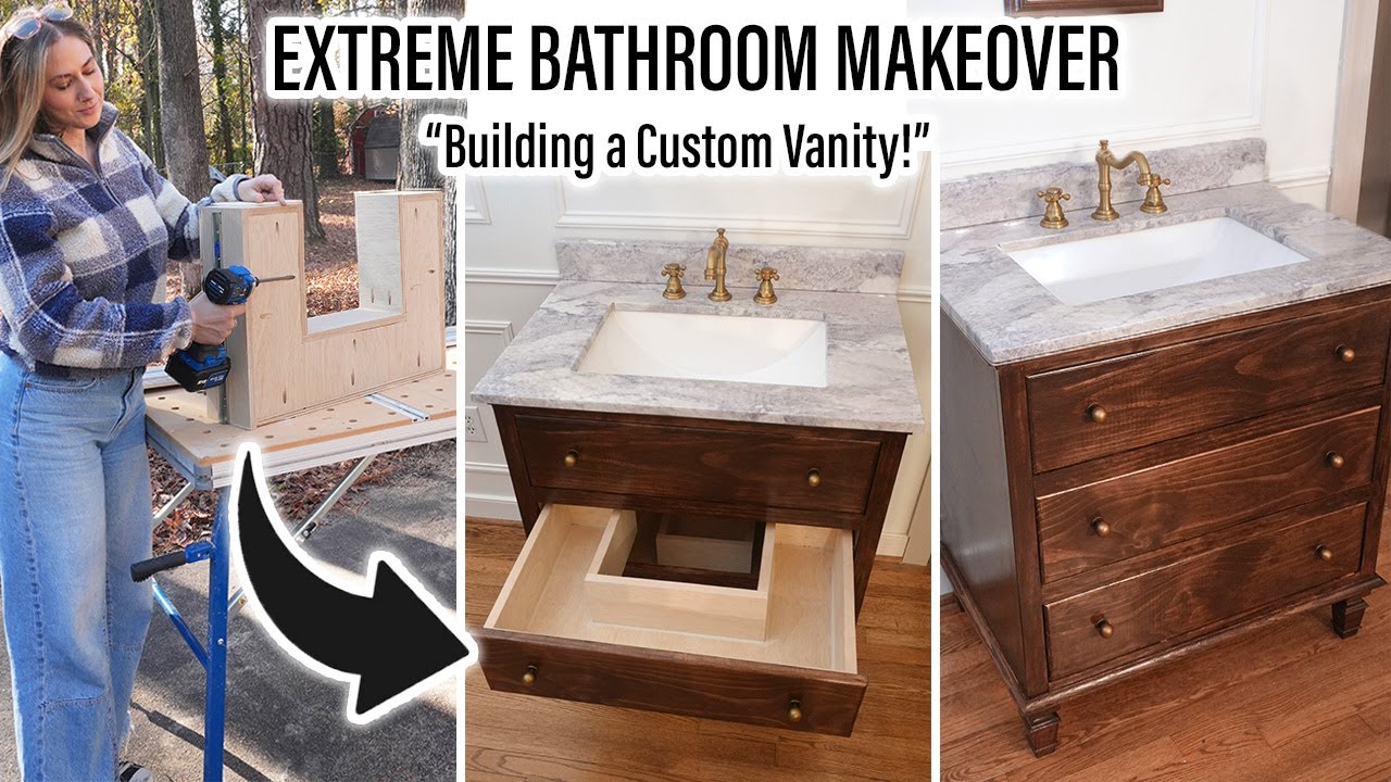 YouTube post by @MaileyElaine for Kreg Tool. Caption reads: [...] That Looks Like a Vintage Dresser ft....