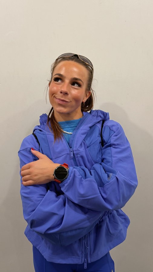 Instagram post by @lizzie.ramey for Amazfit. Caption reads: This event with @amazfit.global was so much fun....