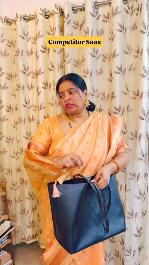 Instagram post by @pandeyniti for Tecnomobile. Caption reads: [...] dumdaar inka bahu se competition!....